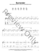 Surrender Guitar Solo EPRINT Guitar and Fretted sheet music cover